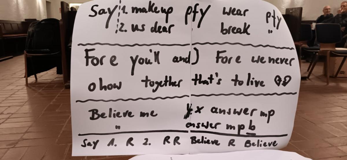 Textspicker à la Wiese